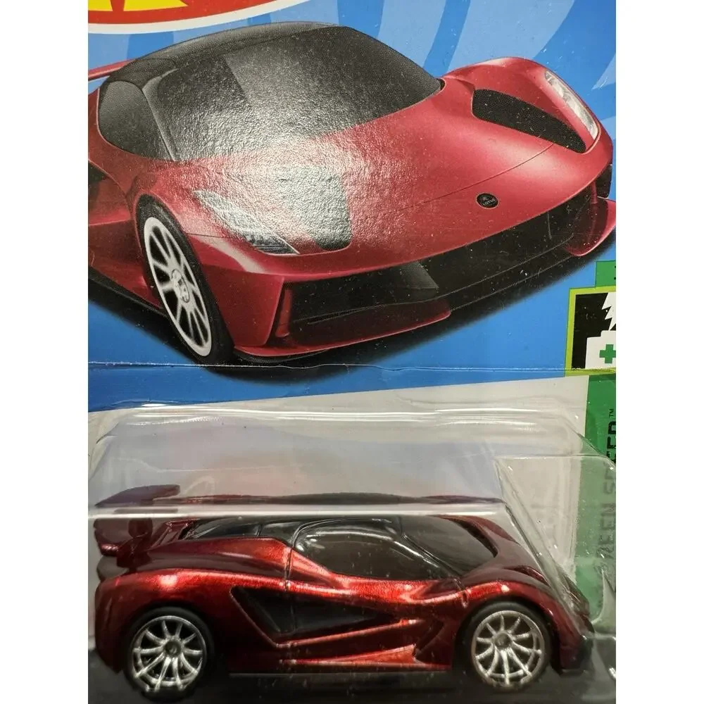 Hot Wheels 2023 Super Treasure Hunt Lotus Evija STH HW Green Speed Red HKL13 #84